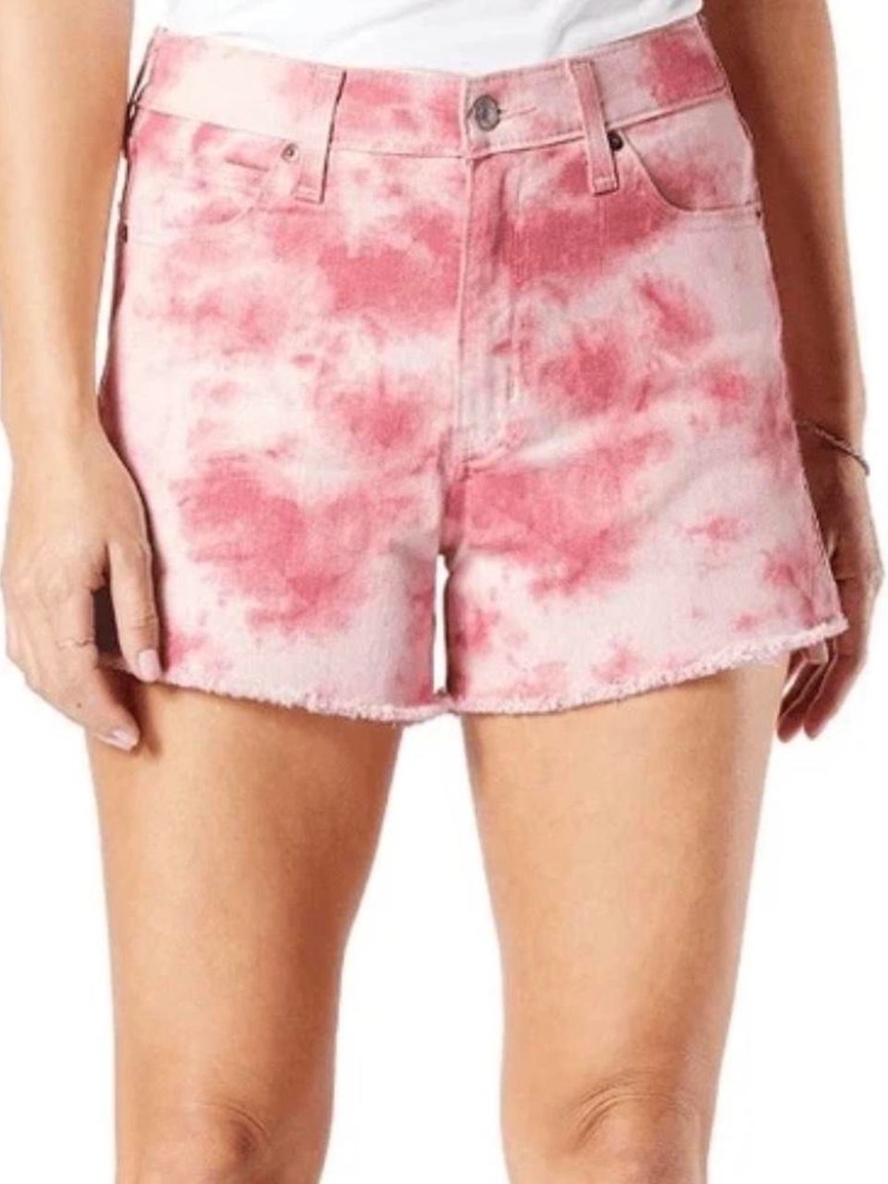 NWT • Signature by Levi Strauss • Tie Dye • High-Rise 3 ” • Denim Shorts •